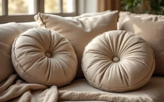 Coussins ronds sur-mesure : pour une déco qui vous ressemble