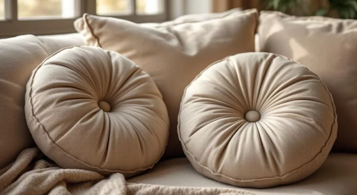 Coussins ronds sur-mesure : pour une déco qui vous ressemble