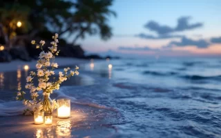 Marées & minuit du bleu ciel au bleu marine pour sublimer les mariages au soleil
