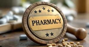 Choisir un badge préparateur en pharmacie avec pilon personnalisé